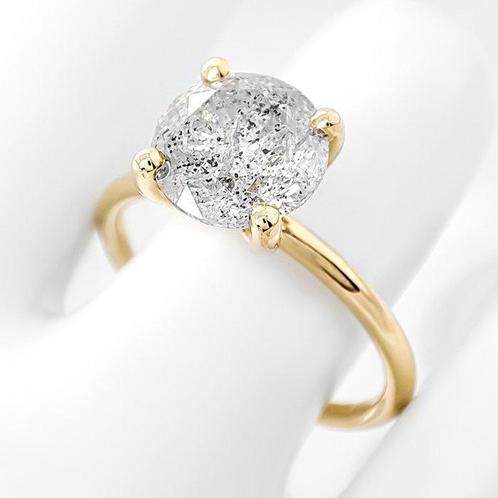 Zonder Minimumprijs - Ring - 14 karaat Geel goud - 2.63ct., Sieraden, Tassen en Uiterlijk, Ringen