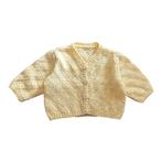 Handmade knitted cardigan - 1/3M, Verzenden, Nieuw