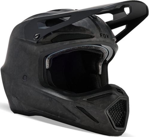 FOX V3 RS Carbon Solid Mat Zwart MIPS Crosshelm, Motoren, Kleding | Motorhelmen, XXL, Nieuw met kaartje, Overige merken, Offroadhelm