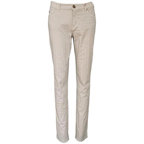 Hampton Bays • pantalon met motief in ecru • W34, Kleding | Dames, Broeken en Pantalons, Wit, Nieuw, Maat 46/48 (XL) of groter