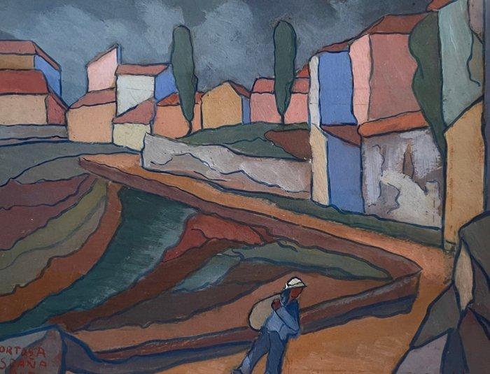 Josef Emil Lemon (1895-1968) - Tortosa, Antiek en Kunst, Kunst | Schilderijen | Klassiek
