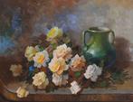 Europese school (XX) - NO RESERVE - Bodegón de Rosas, Antiek en Kunst