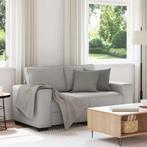 vidaXL 2-zitsbank Wolkengrijs 120 cm Stof, Huis en Inrichting, Verzenden, Nieuw, Tweepersoons, Stof