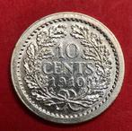 Nederland. Wilhelmina. 10 Cents 1910 (Zonder Minimumprijs), Postzegels en Munten, Munten | Nederland