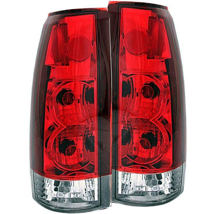 ANZO 1999-2000 Cadillac Escalade Taillights Red/Clear - New, Auto-onderdelen, Verlichting, Ophalen of Verzenden