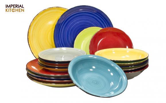 Imperial Kitchen Serviesset Malaga - 18-delig, Huis en Inrichting, Keuken | Servies, Nieuw, Verzenden