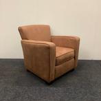 Tweedehands so True Fauteuil , bruin Alcantara (imitatie, Huis en Inrichting, Fauteuils, Ophalen of Verzenden, Gebruikt, Leer