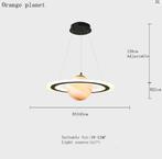 Acryl Planeet Hanglamp – Moderne Plafondlamp met E27 Fitting, Huis en Inrichting, Lampen | Hanglampen, Verzenden, Nieuw