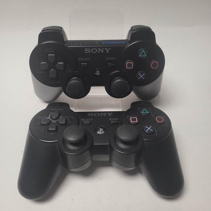 2 Zwarte Sony Dualshock 3 Controllers Playstation 3, Spelcomputers en Games, Spelcomputers | Sony PlayStation Consoles | Accessoires