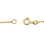 18 Krt. gouden Venetiaanse schakel ketting | 63 cm, Sieraden, Tassen en Uiterlijk, Kettingen, Ophalen of Verzenden, Gebruikt, Overige kleuren
