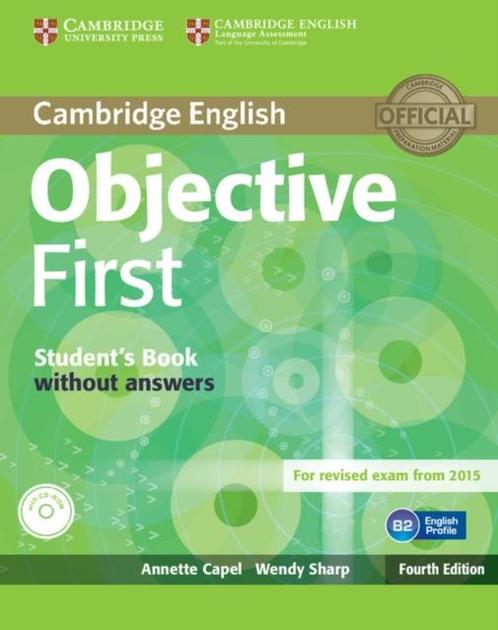 Objective First Students Book without Answers 9781107628342, Boeken, Schoolboeken, Zo goed als nieuw, Verzenden