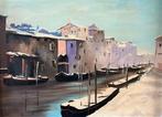 Guiseppe Cisotti (XX) - Neve Venezia, Antiek en Kunst, Kunst | Schilderijen | Klassiek