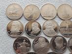 Rusland, Sovjet-Unie. Leonid Brezhnev. 1 Ruble /3 Rubles /5