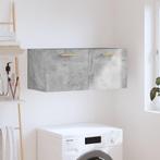 vidaXL Wandkast 80x36,5x35 cm bewerkt hout betongrijs, Huis en Inrichting, Kasten | Overige, Verzenden, Nieuw