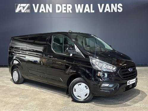 Ford Transit Custom 2.0 TDCI 131pk L2H1 Euro6 Airco | LED |, Auto's, Bestelauto's, Handgeschakeld, Diesel, Zwart, Ford, Ophalen of Verzenden
