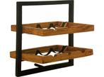 Veiling - Industriele Wandplank Wine Shelfie F – 35 X 35 C, Nieuw