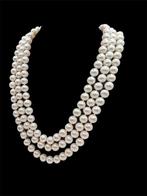 Halsketting - 14 karaat Geel goud Parel, Sieraden, Tassen en Uiterlijk, Kettingen, Nieuw