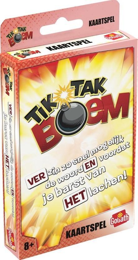Tik Tak Boem Kaartspel | Goliath - Kaartspellen, Hobby en Vrije tijd, Gezelschapsspellen | Kaartspellen, Nieuw, Verzenden