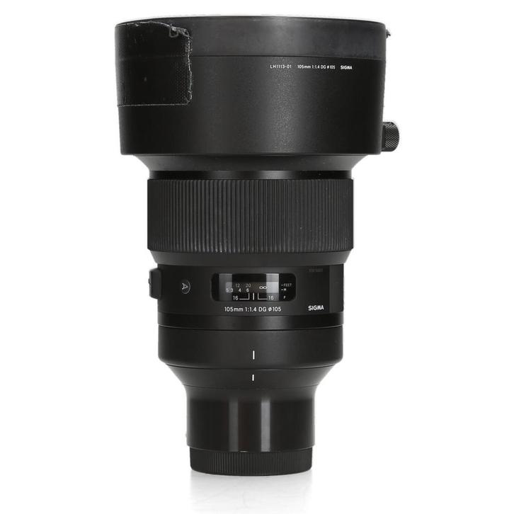 Sigma 105mm F1.4 DG HSM Art- Sony E, Audio, Tv en Foto, Fotografie | Lenzen en Objectieven, Zo goed als nieuw, Ophalen of Verzenden