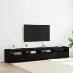 vidaXL TV Kabinet Set 3 pcs Zwart eiken 240 x 35 x 40 cm, Minder dan 50 cm, Verzenden, Nieuw, Minder dan 100 cm