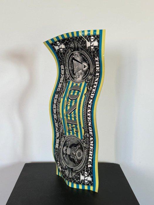 Karl Lagasse - STRIPE YELLOW (dernière œuvre disponible), Antiek en Kunst, Kunst | Designobjecten