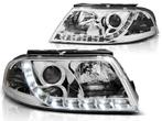 Koplampen VW Passat 3BG 00-04 Devil Eyes DRL look chroom, Ophalen of Verzenden, Nieuw