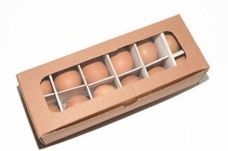 Kippeneieren Bruin 12 stuks leeggeblazen voor decoratie, Huis en Inrichting, Woonaccessoires | Kunstplanten en Kunstbloemen, Nieuw