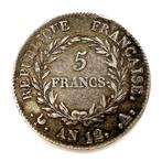Frankrijk. Consulaat (1799-1804). 5 Francs An 12-A, Paris, Postzegels en Munten, Munten | Europa | Euromunten