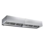 GGM Gastro | Afzuigkap doosmodel RVS 1100 - 2600mm - met |, Onderbouw afzuigkap, Verzenden, Nieuw, Inbouw