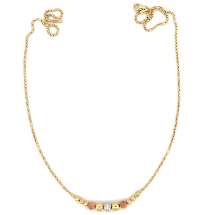 Handmade - Halsketting - 4.2 g - 18 karaat Geel goud,, Sieraden, Tassen en Uiterlijk, Kettingen