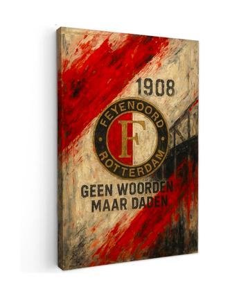 Canvas Feyenoord schilderij beschikbaar voor biedingen