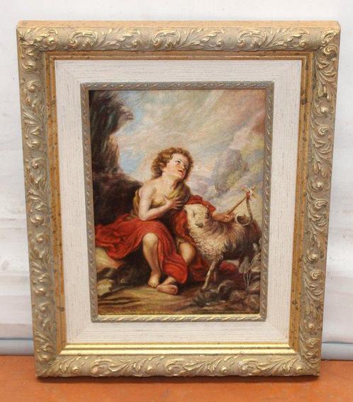 Spaanse school (XX) - San Juan Bautista niño (Según Murillo), Antiek en Kunst, Kunst | Schilderijen | Klassiek