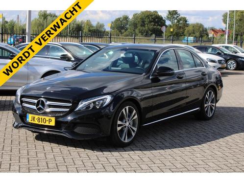 C-Klasse 350e Avantgarde NAVI TREKHAAK CAMERA LUCHTVERING, Auto's, Mercedes-Benz, Te koop, Zwart, Automaat, Sedan, Leder en Stof