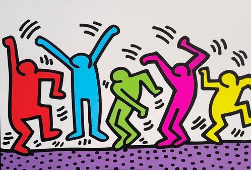 Keith Haring (1958-1990) (after) - Untitled (Dance), 1987, Antiek en Kunst, Antiek | Meubels | Stoelen en Banken