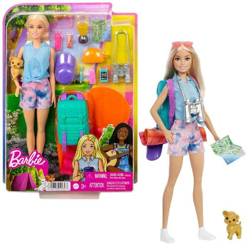 Barbie Malibu Camping Doll (Barbie Poppen, Poppen), Kinderen en Baby's, Speelgoed | Poppen, Barbie, Nieuw, Ophalen of Verzenden