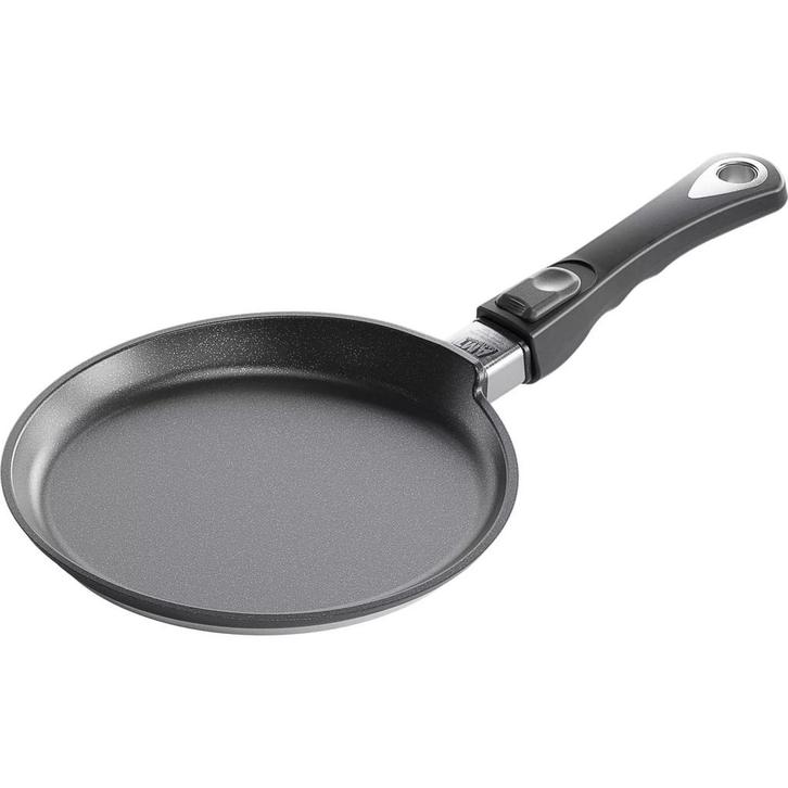 AMT Gastroguss Crepespan Ø 24 cm – Inductiegeschikt – L, Huis en Inrichting, Keuken | Potten en Pannen, Koekenpan of Braadpan