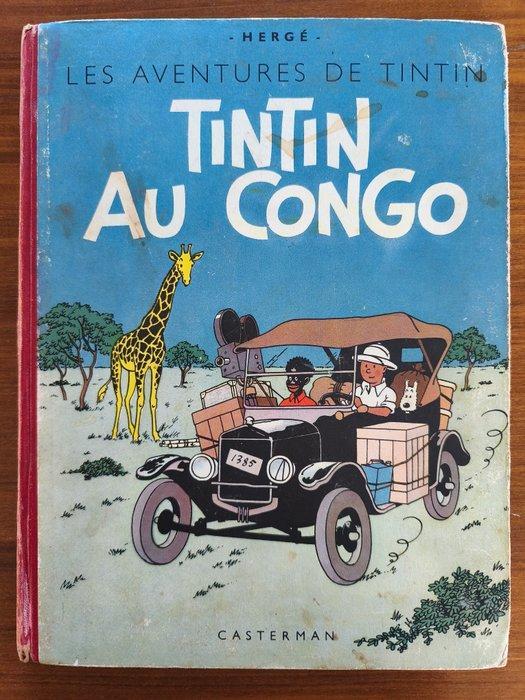 Tintin T2 - Tintin au Congo (B1) - C - EO couleurs - 1 Album, Boeken, Stripboeken