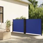 vidaXL Windscherm uittrekbaar 120x600 cm blauw, Tuin en Terras, Zonneschermen, Verzenden, Nieuw
