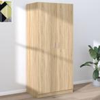 vidaXL Kledingkast 80x52x180 cm bewerkt hout sonoma, Huis en Inrichting, Kasten | Kledingkasten, Verzenden, Nieuw