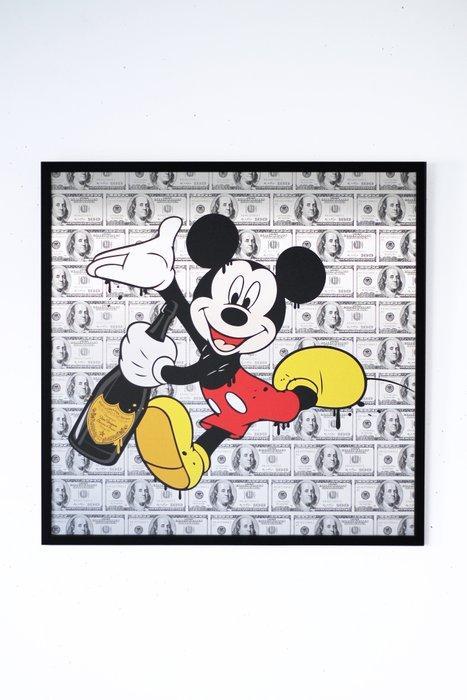 Suketchi - Disney Mickey Mouse Dom Perignon, Antiek en Kunst, Kunst | Schilderijen | Modern