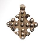 Byzantijns Zilver Cross pendant