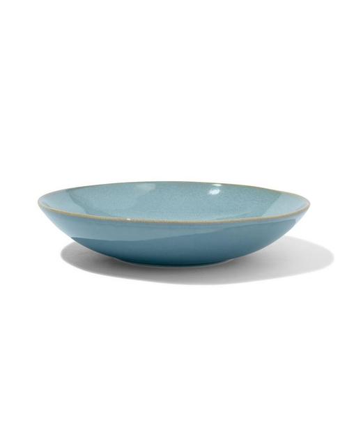 HEMA Diep bord Ø23cm Porto reactief glazuur blauw, Huis en Inrichting, Keuken | Servies, Nieuw, Verzenden