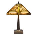 Tiffany tafellamp – Mission / Arts&amp;Crafts – 35.5 × 35.5 cm, Huis en Inrichting, Verzenden, Nieuw