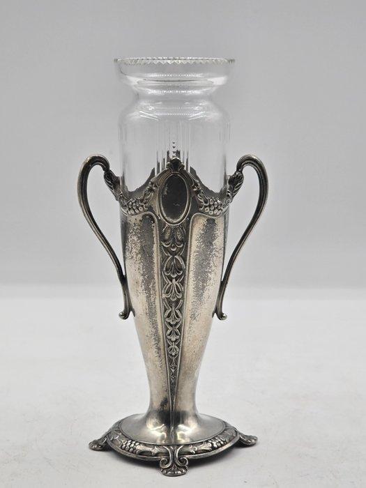 WMF / Geislingen - Vaas - Met glazen binnenvaasje -, Antiek en Kunst, Kunst | Designobjecten