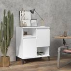 vidaXL Dressoir 60x35x70 cm bewerkt hout wit, Verzenden, Nieuw, 50 tot 100 cm, 25 tot 50 cm