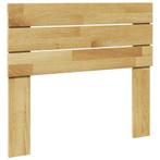 vidaXL Hoofdbord 80 cm massief hout eiken, Huis en Inrichting, Slaapkamer | Bedden, Verzenden, Nieuw, Bruin, Hout