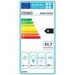 CENDO BMB5390PDZ - Wand Afzuigkap - 90 cm - Piramide - Zwart, Witgoed en Apparatuur, Afzuigkappen, Wandschouwkap, Recirculatie