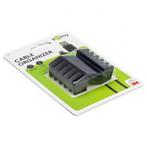 Kabelhouder | Goobay | 5 sleuven (2 stuks, Ø 7.09 mm, Zwart), Verzenden, Nieuw