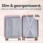 2dekans | SC Handbagage Koffer 35L - Lichtgewicht Trolley -, Ophalen of Verzenden, Zo goed als nieuw