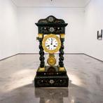 Portico klok - Hout, Brons - 1850-1900, Antiek en Kunst, Antiek | Klokken